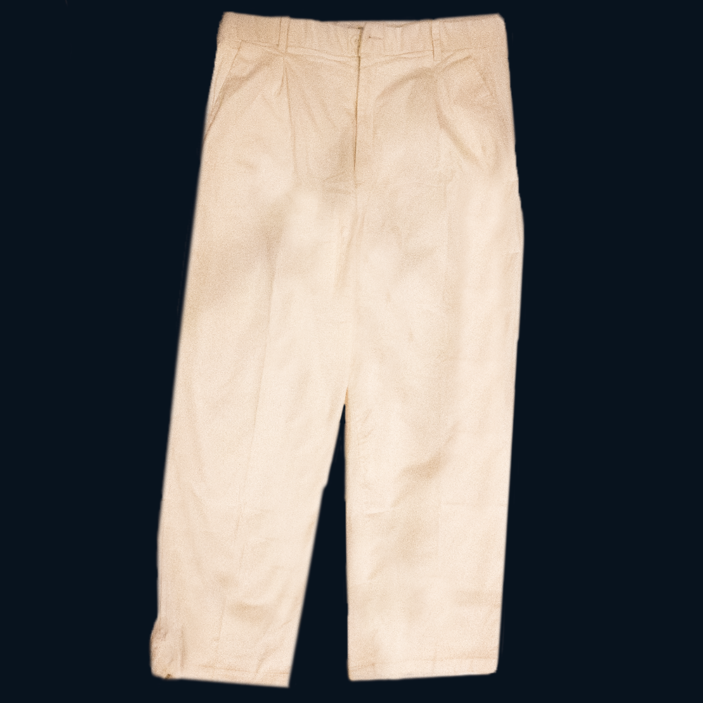 Wide Leg Utility Pleated Trousers