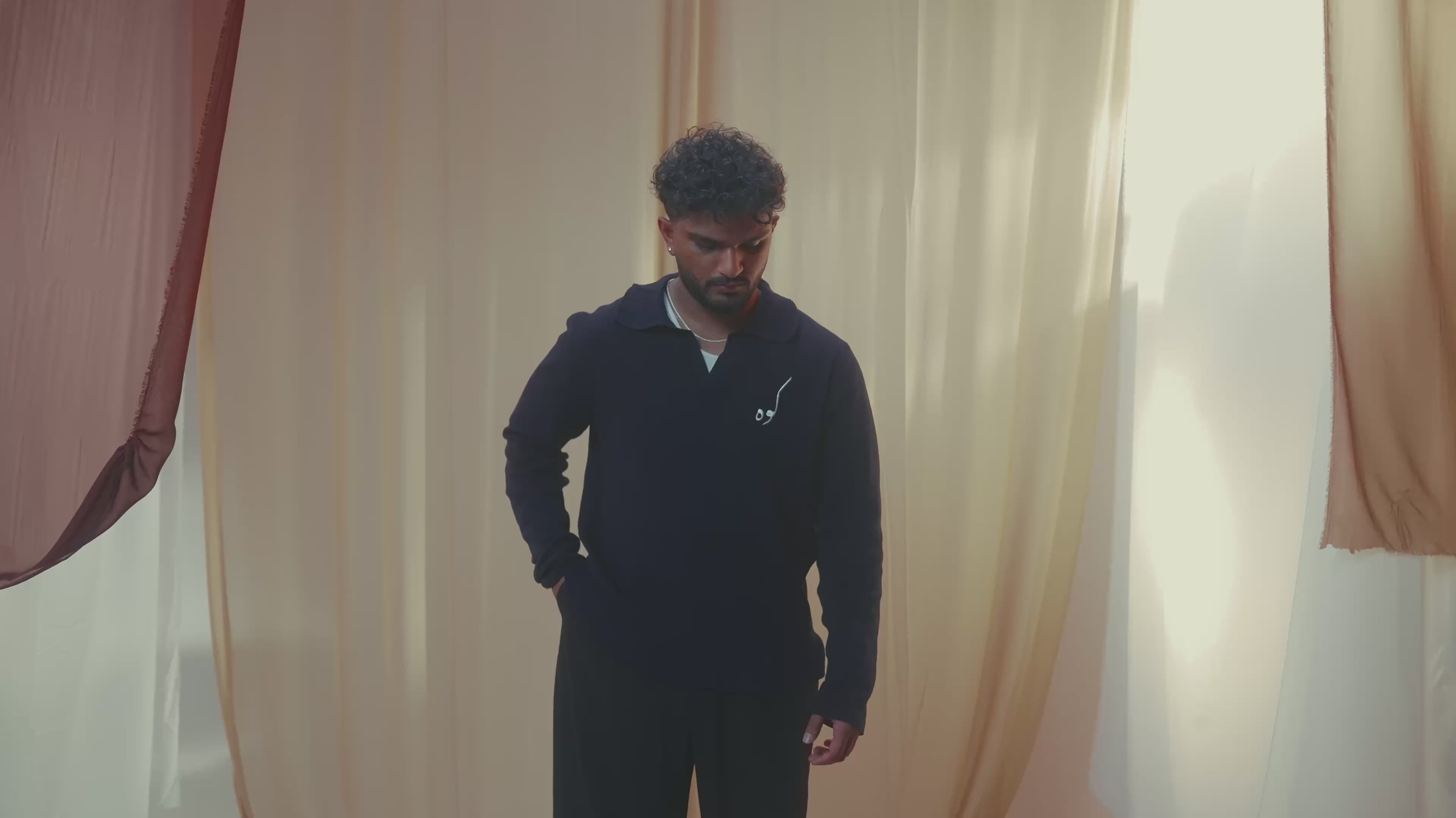 Wide-leg Pleated Trousers